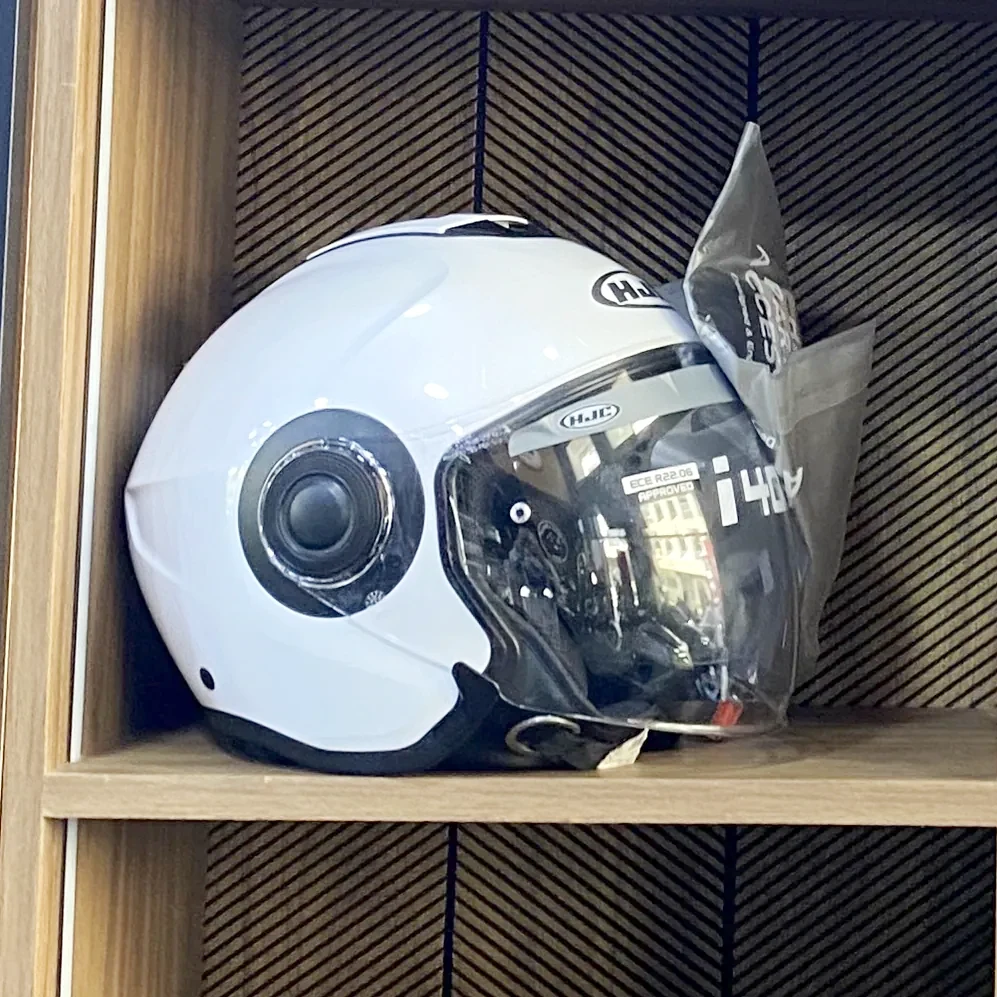 Casque jet HJC — blanc